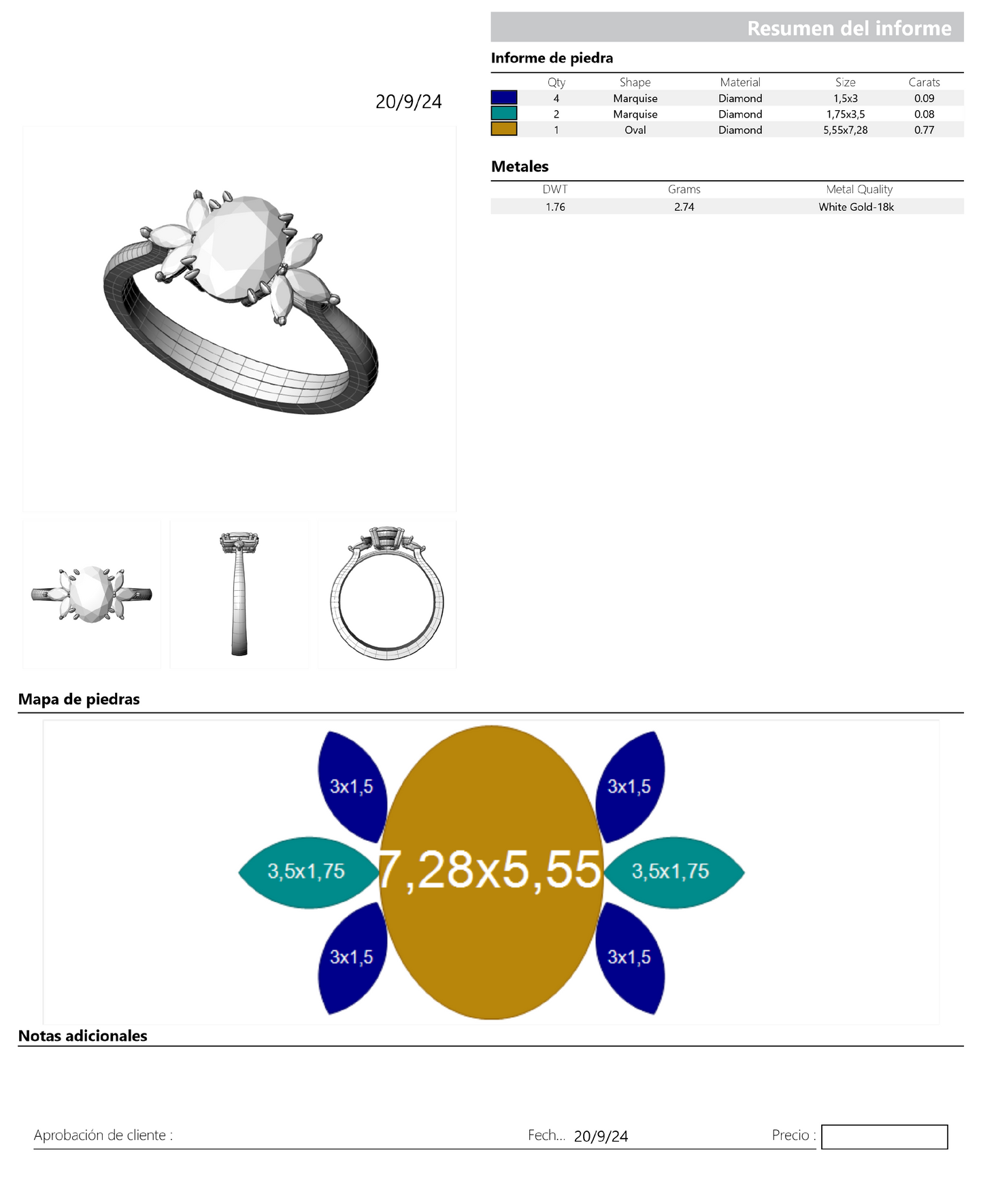 Anillo Compromiso Victoria y Carlos